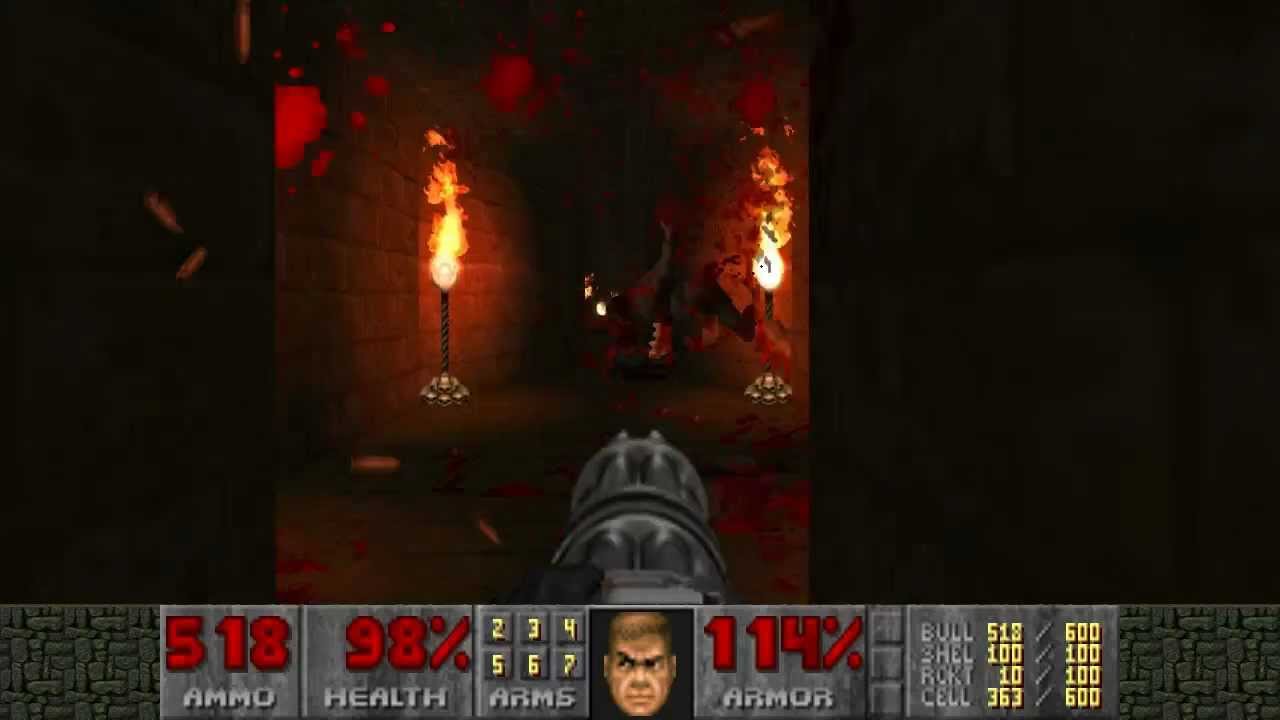 Classic Doom 2 Megawad: The Vilecore MAP17 - Aztecore