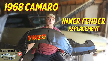 1968 1st Generation Chevy Camaro Inner Fender Replacement. YIKES! Will it Fit?