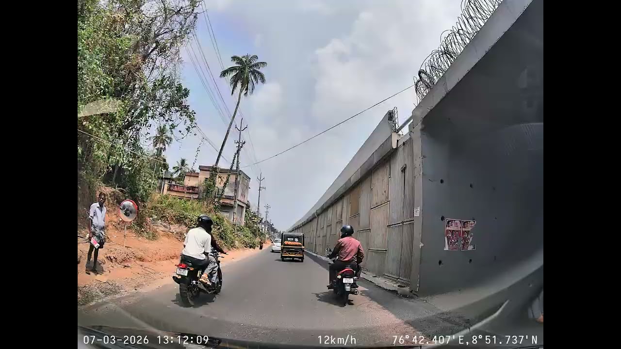 Real Dashcam Footage India 🇮🇳 | 70mai A510 3K Front Cam + CPL Filter | Why Rainbow Effect Appears