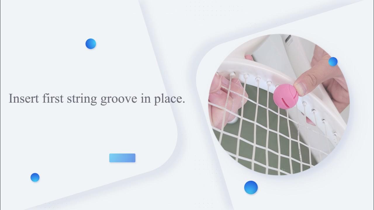 How To Install Your Shiny Shot Vibration Dampener On Your Tennis Racket