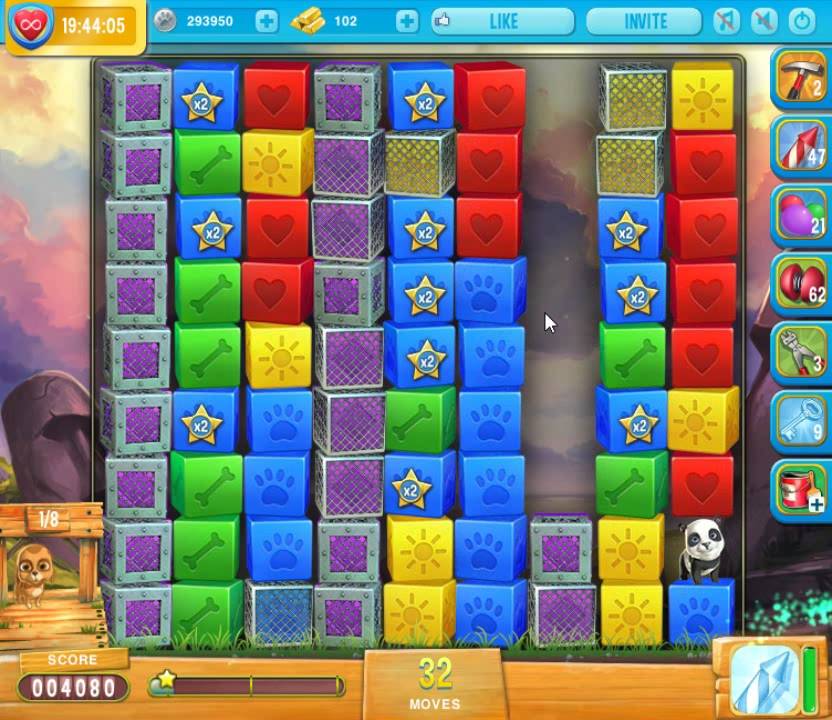 Pet Rescue Saga level 1244 no boosters 😈 ►TOBIAS DEAMON◄