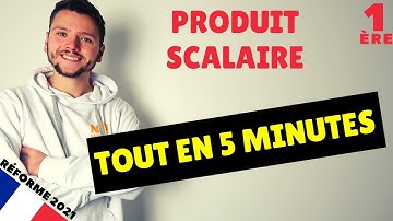Le produit scalaire en 5 minutes - Spé maths - Première