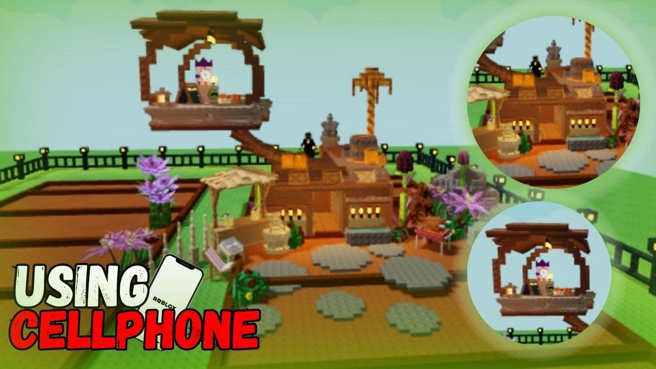 VACATION HOUSE TUTORIAL IN GROW A GARDEN USING CELLPHONE - YouTube