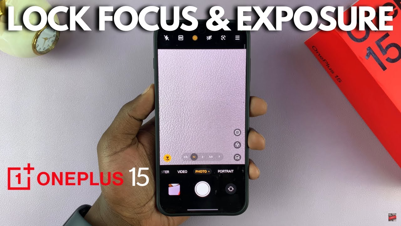 Как заблокировать фокус и экспозицию на OnePlus 15