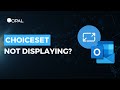 Choiceset not displaying  outlook adaptive cards  tutorial