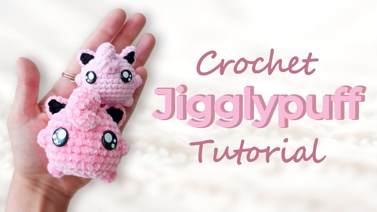 Crochet Jigglypuff 🌸 Pokémon Amigurumi 🍥 Step-by-Step Tutorial – Free Pattern