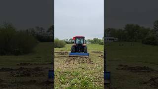 Tilling For Sunflowers Using A Box Blade