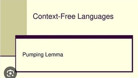 Pumping Lemma for CFG(Automata) Msc(cs),1st year,2nd semester