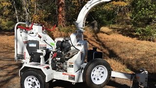 2012 Altec DC610 chipper demo