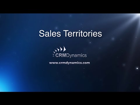 Create Sales Territories in Microsoft Dynamics CRM - YouTube