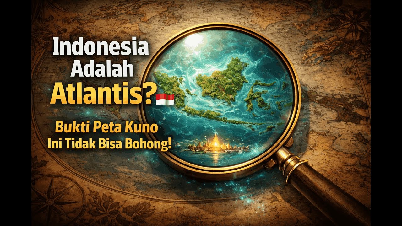 Indonesia Adalah Atlantis? Bukti Peta Kuno Ini Tidak Bisa Bohong! 🇮🇩