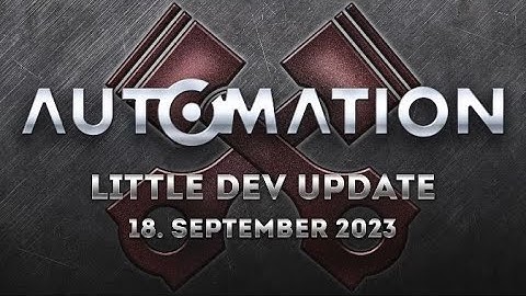 Little Dev Update: 18. September 2023 (Ellisbury, when?)