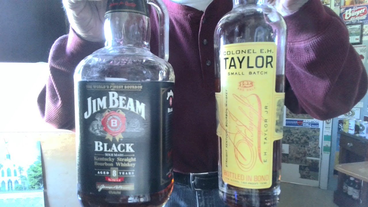 Jim Beam Black 8 Year vs. Col. E.H. Tayler Small Batch