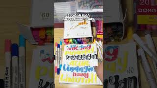 SLOGAN PARA SA BUWAN NG WIKA #slogan  #sloganwriting #buwanngwika #shorts #calligraphy #tutorial