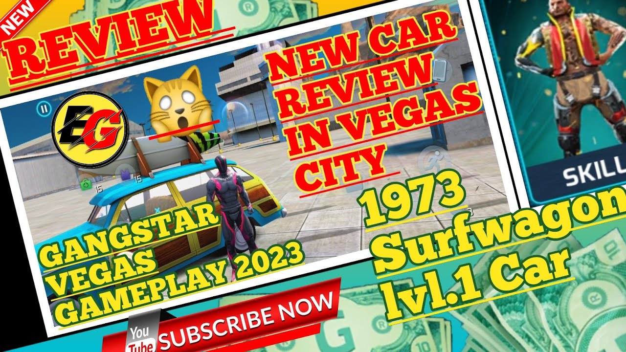 🙀🙀🙀“Gangstar Vegas: Is the 1973 Surfwagon the BEST Car?”New Car Review In Vegas City I