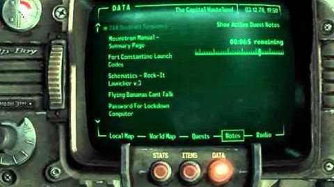 Fallout 3 Walkthrough - Pip Boy and Terminal #124 - ZAX Destruct