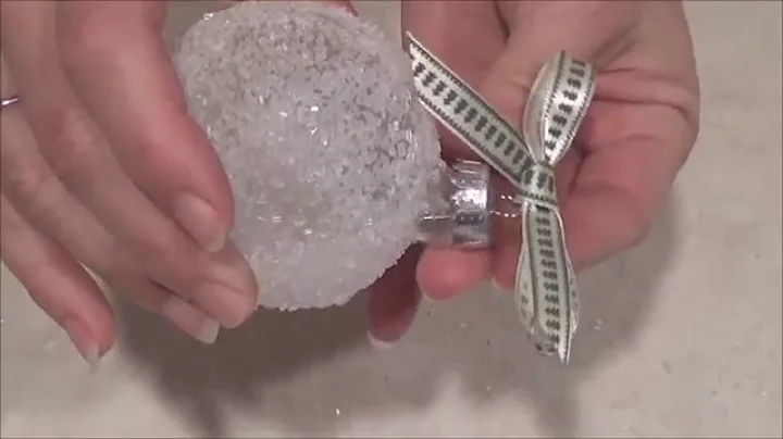 Epsom Salt Ornament Tutorial - Epsom salts can turn powdery over time - see description.