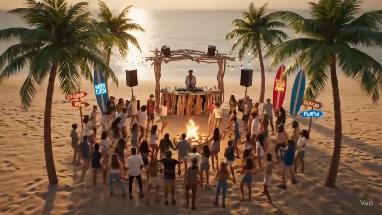 Corona ads using Google Veo3