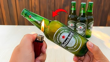 Don’t Throw Away Your old empty glass bottles😱!! secret uses of old glass bottles.