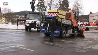 Onlinemotor Unimog U 530 Winterdienst Räumschild Bucher Bzw Schmidt Sprühaufbau Zagro