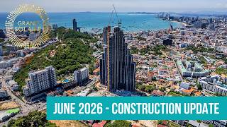 🏗️ June/2026 - Construction update of project - Grand Solaire, Pattaya, Thailand