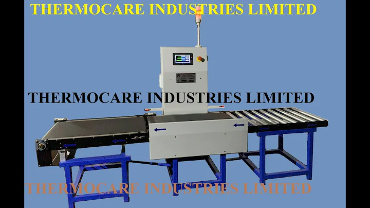 Checkweigher for Cartons /Boxes Weigher /Secondary Packs Weighting by Thermocare Industries Limited.