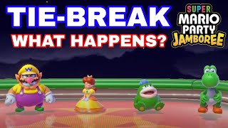 What Happens When You Tie On Showdown Minigame In Super Mario Party Jamboree?