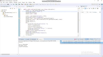 demo tugas jaringan komputer - chat client server with socket programming java.