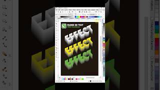 Amazing Text Effect in Coreldraw #arex_id #graphicdesign #coreldraw #texteffect #tutorialdesign
