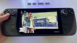 GTA V Grand Theft Auto 5 (магазин Steam) — портативный геймплей Steam Deck