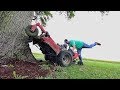 First Time on a Walk Behind Mower Ferris Mower How to Run a Walk Behind Mowers