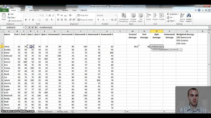 Calculating Weighted Grades