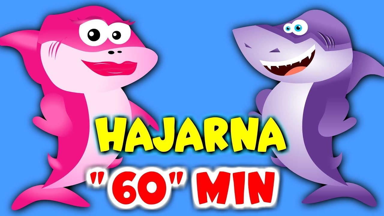 Hajarna - Bebis Haj  + 1 timme barnvisor på svenska | Svenska Barnsånger