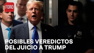 Veredicto En Juicio Penal Contra Donald Trump - Noticias Mx