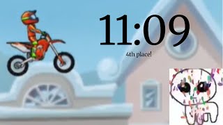 Moto X3M Winter speedrun in 11:09.867