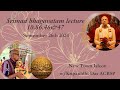Bhagavatam class 10.86.46&47 & Srila Prabhupada entering samadhi NewTown iskcon 26.9.24