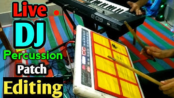 Live Percussion Dj Patch Editing & tutorial | ( powerful Dj ) Roland Spd 20 Pro | #octapad_music