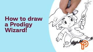 Prodigy Art Lesson: How to draw a Prodigy Wizard! (FULL TUTORIAL)