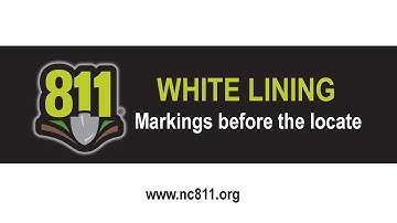 White lining, Markings before the locate