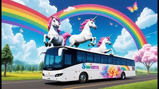 The Unicorns on the Bus | Magical Unicorn Song for Kids | Fun Toddler Nursery Rhyme screenshot 4