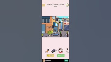 Tricky twist Level 83 Help drunk people find a seat #trickytwist