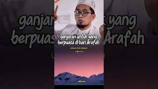 TAUSIAH UAH II Ganjaran untuknyang Berpuasa di hari Arafah II #ytv #shortvideo #syiar #ilmu #4you