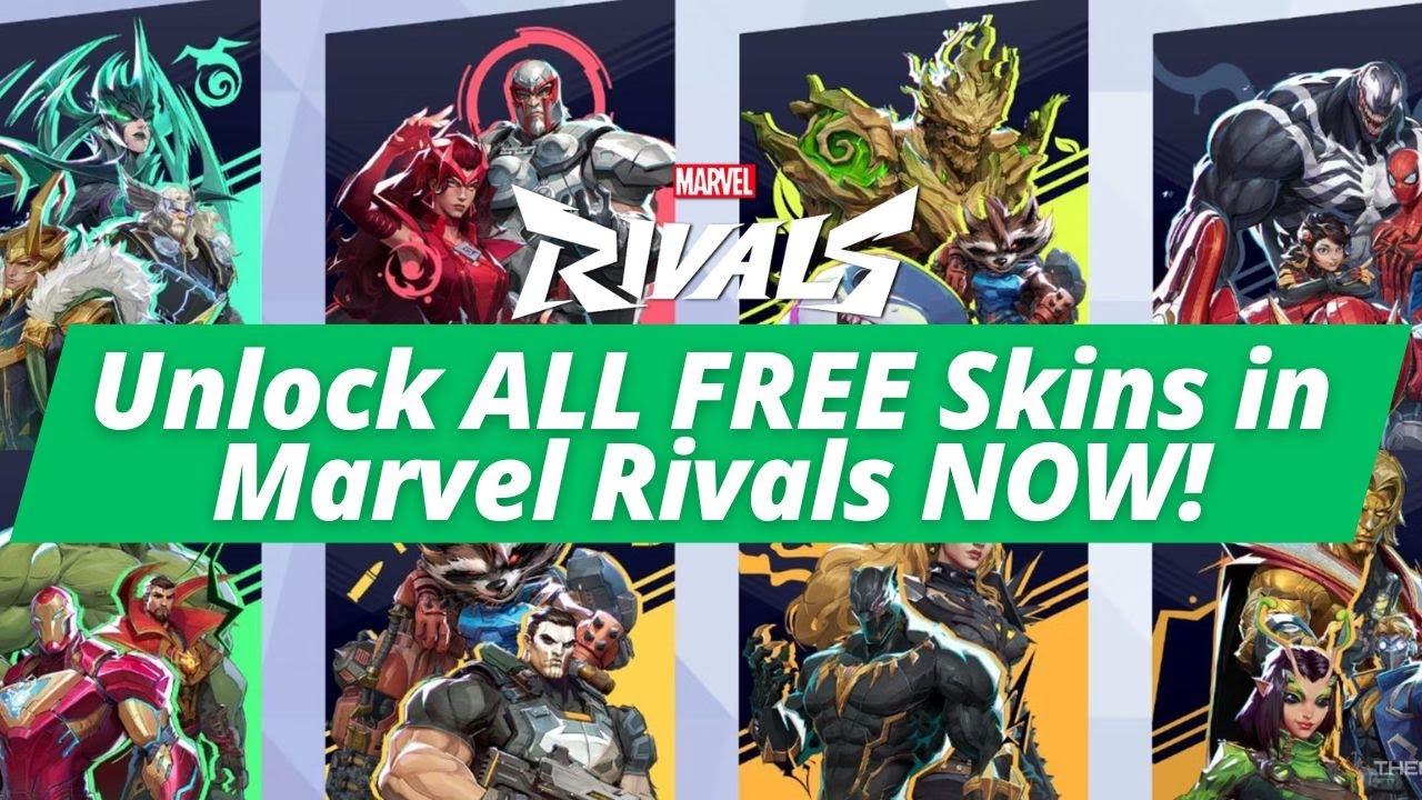 Unlock ALL FREE Skins in Marvel Rivals NOW! - YouTube