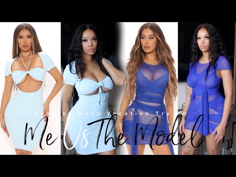 Me Vs Fashion Nova Models | Vacation Try On Haul | Who Wore It Best? | Peyton Charles