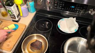 Sear method on filet after sous vide