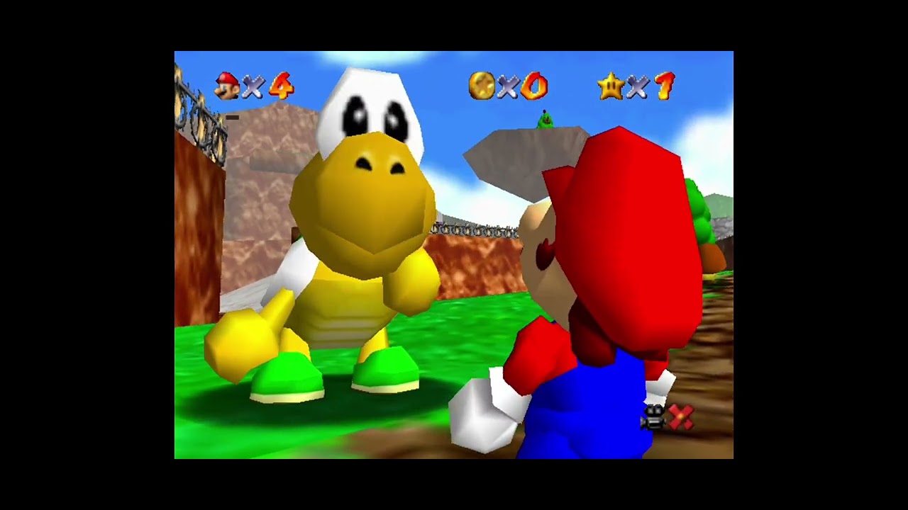 Very cool super Mario 64 gameplay