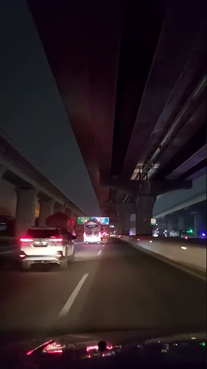 Bikin Rindu....Tol Cikampek , Bekasi Barat di Malam Hari
