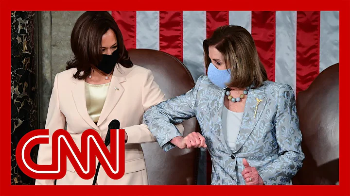 Watch Harris and Pelosi make history as first wome...