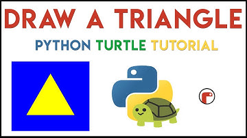 Python Turtle - Zelf een driehoek programmeren