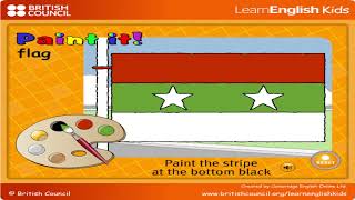 Paint It! Flag - Gameplay | Flash Game screenshot 1